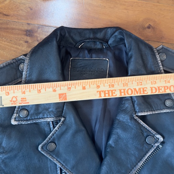 NWOT - BLADE BIKER ANTIQUE LEATHER JACKET - S - Picture 11 of 15